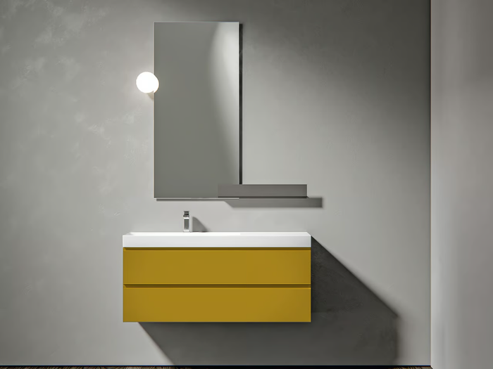 GIU 9134 - Single wall-mounted vanity unit with drawers _ Edoné by Agorà